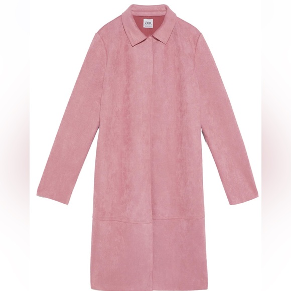NWT Zara suede look coat - Picture 3 of 6